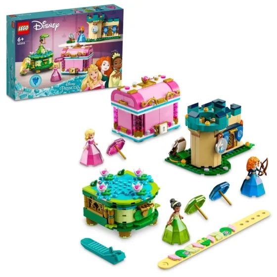 Lego Disney Aurora, Merida, Tiana 43203, SIGILAT