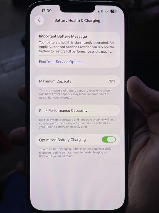 Iphone 13 pro max gold 128 kar dok bor
