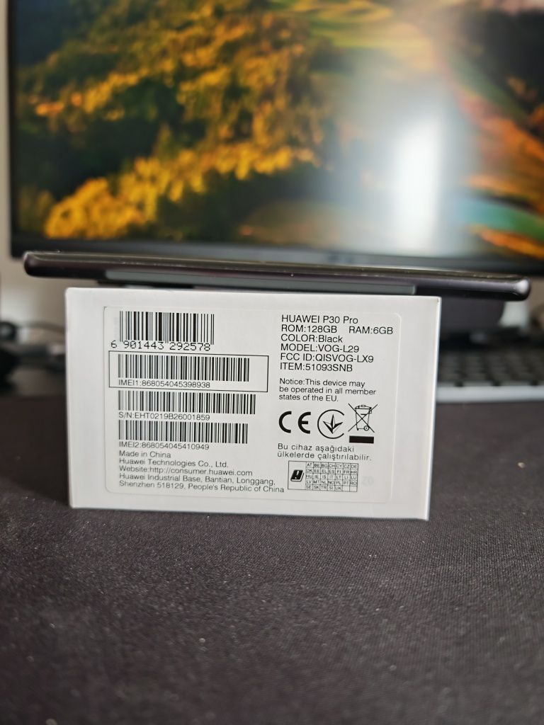 Huawei P30 Pro Black 128GB 6GB RAM - Google activ