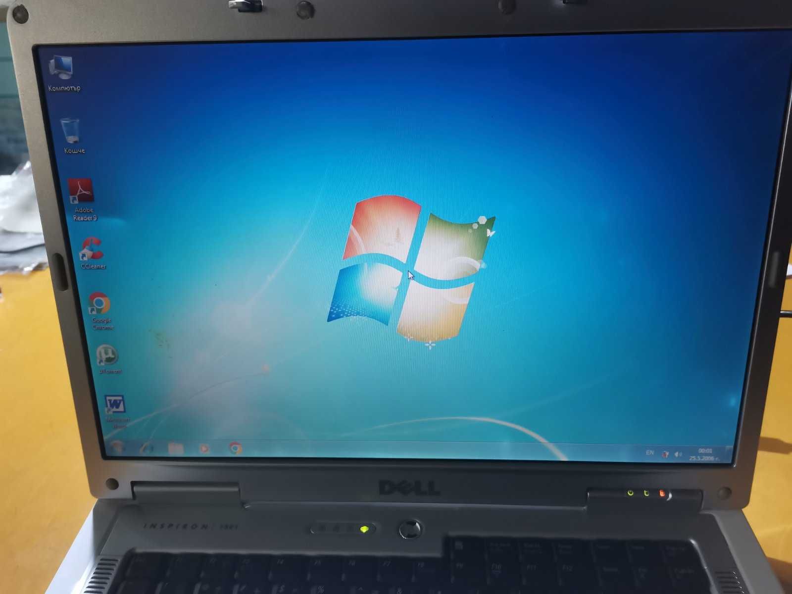 Продавам лаптопи IBM T61 HP625 Dell Inspirion 1501