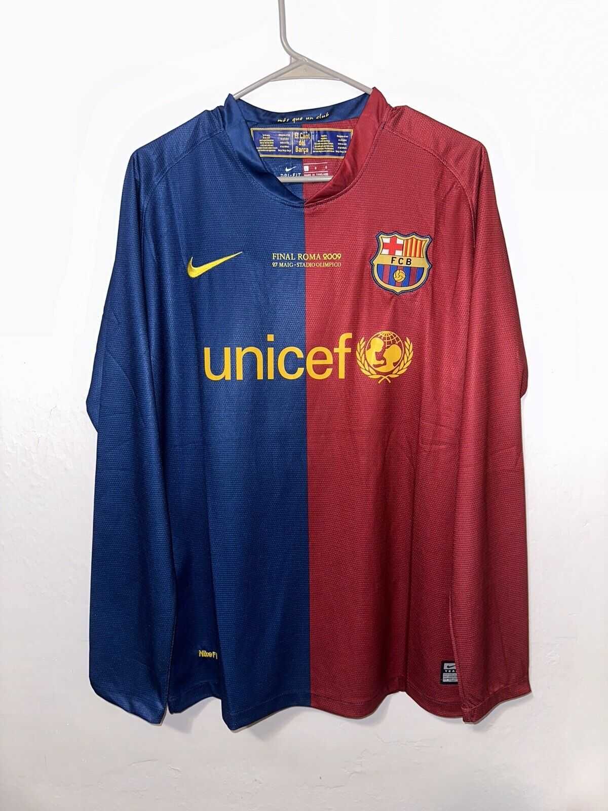 Bluza/Tricou fotbal Nike FC Barcelona 2008/09 - Messi 10