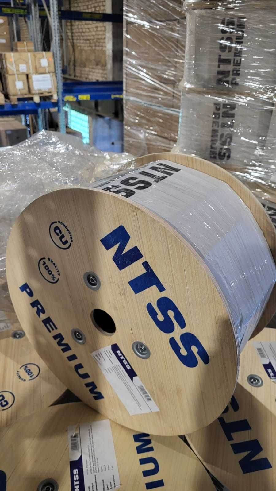 Кабель внутренний NTSS F/UTP 4PR 23AWG CAT6 LSLTX 305м серый