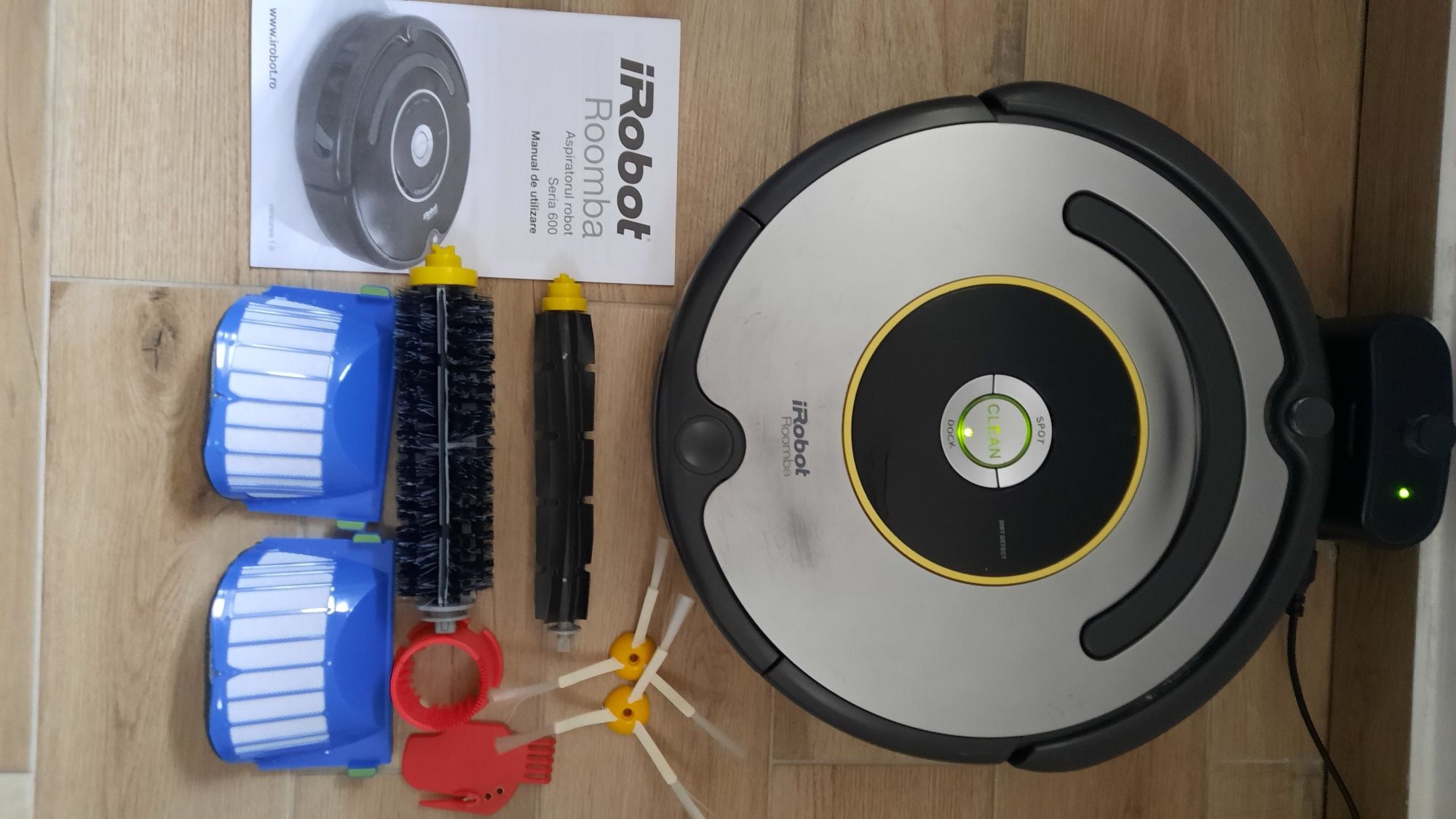 Robot de aspirare iRobot Roomba 631, baterie XLife