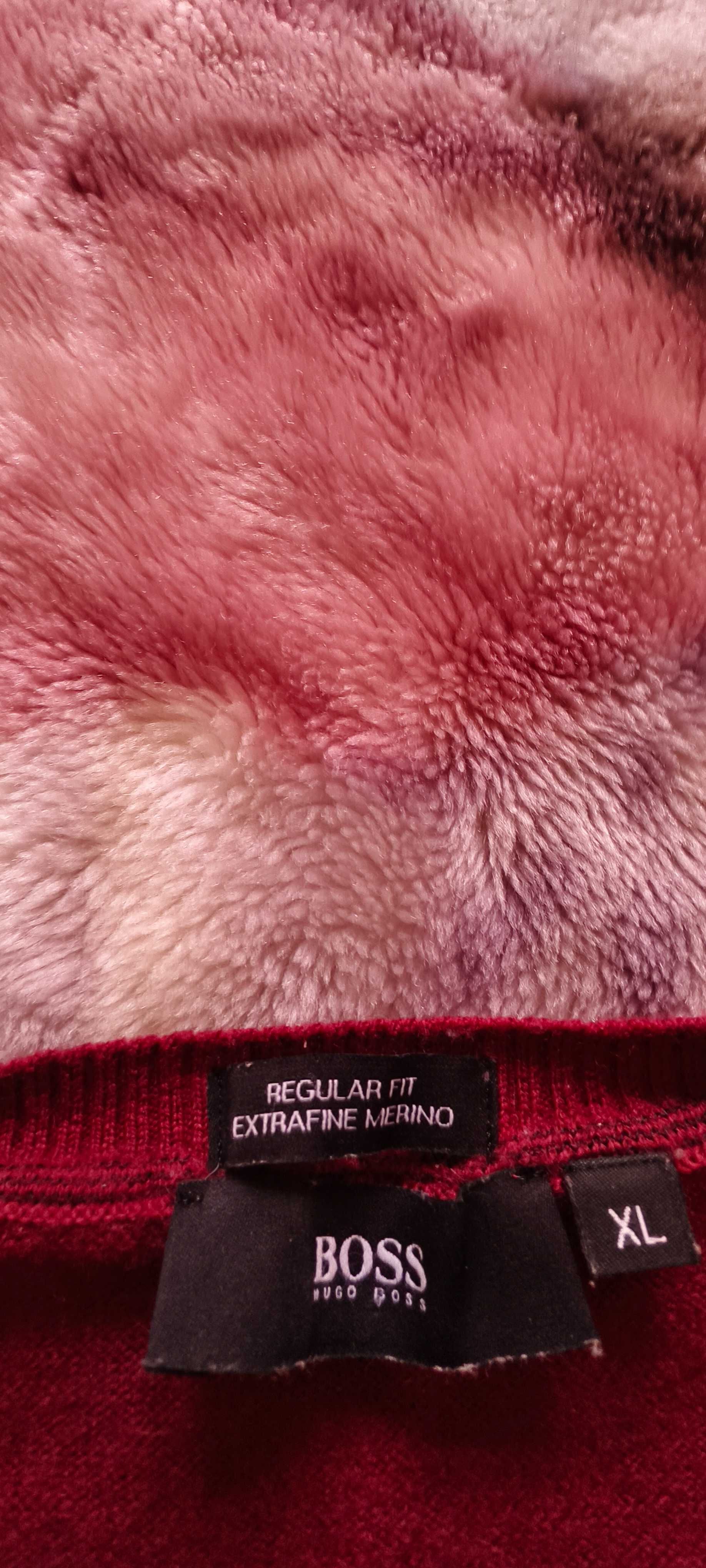 Pulover bărbați Hugo Boss, lână extrafină,XL