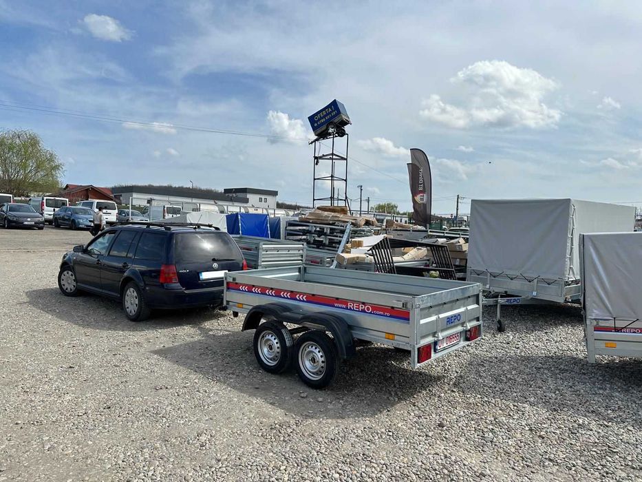 Remorcă REPO 750kg – 2 Axe, Carte RAR, Asigurare 30 zile