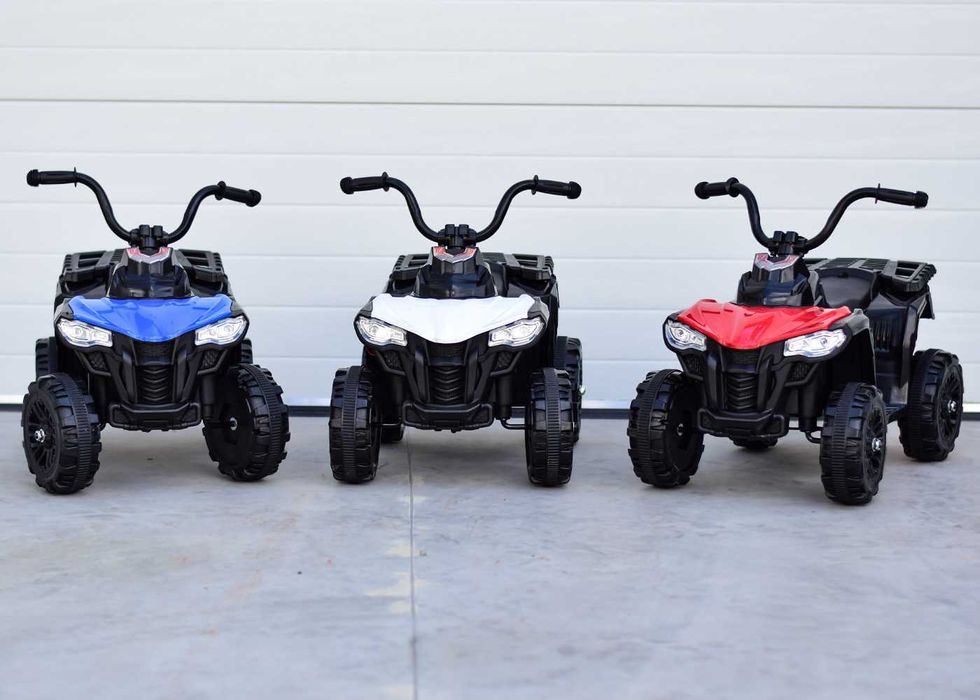 Mini atv electric pentru copii Kinderauto Glory 25W 6V, culoare rosie