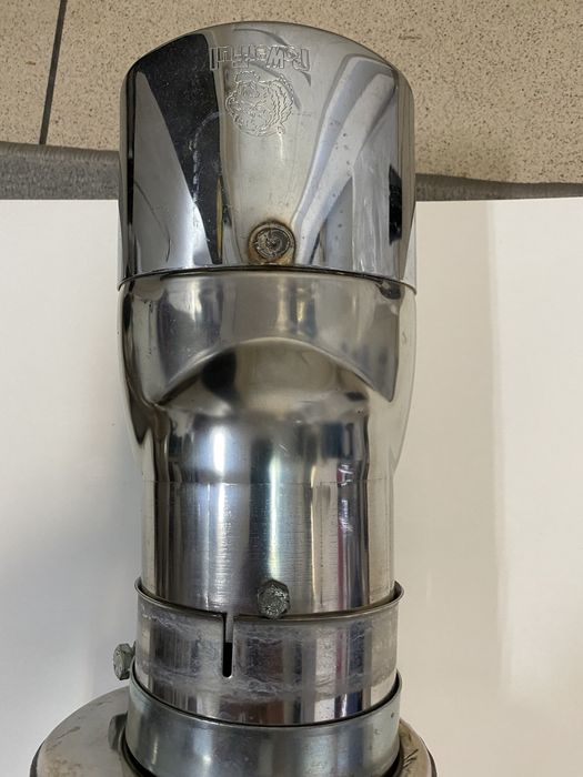 Toba sport inox Powerful, terminatie ovala - lungime 76 cm