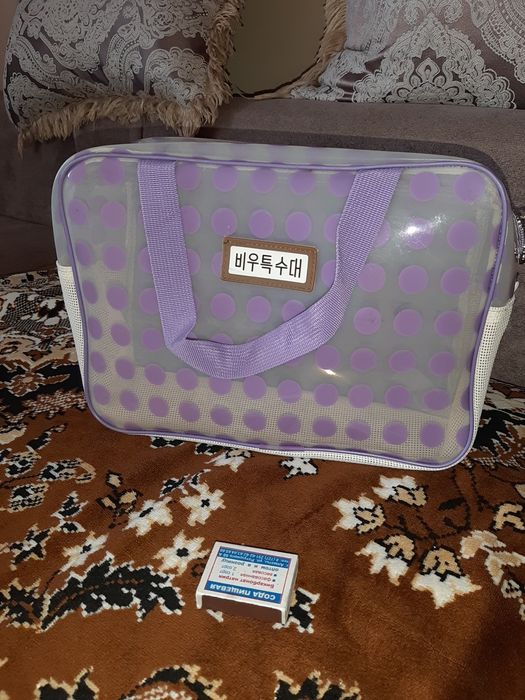 Новая гелевая сумочка косметичка