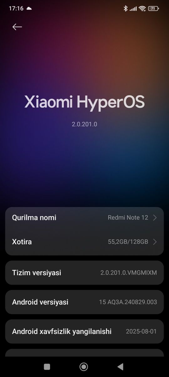 Redmi Not 12 sotiladi srochna