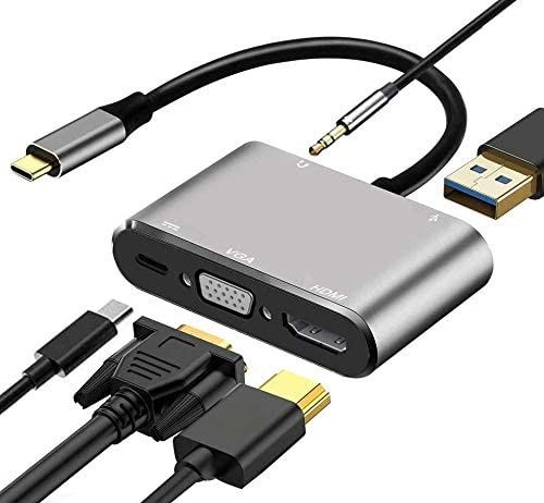 Доставка! Type c vga/hdmi/ usb/ type c pd / aux переходник,адап