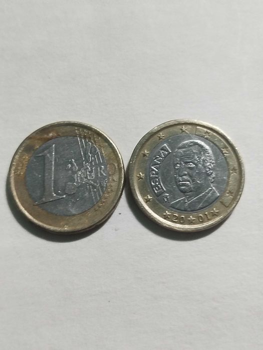 Monede vechi 1 euro din Spania