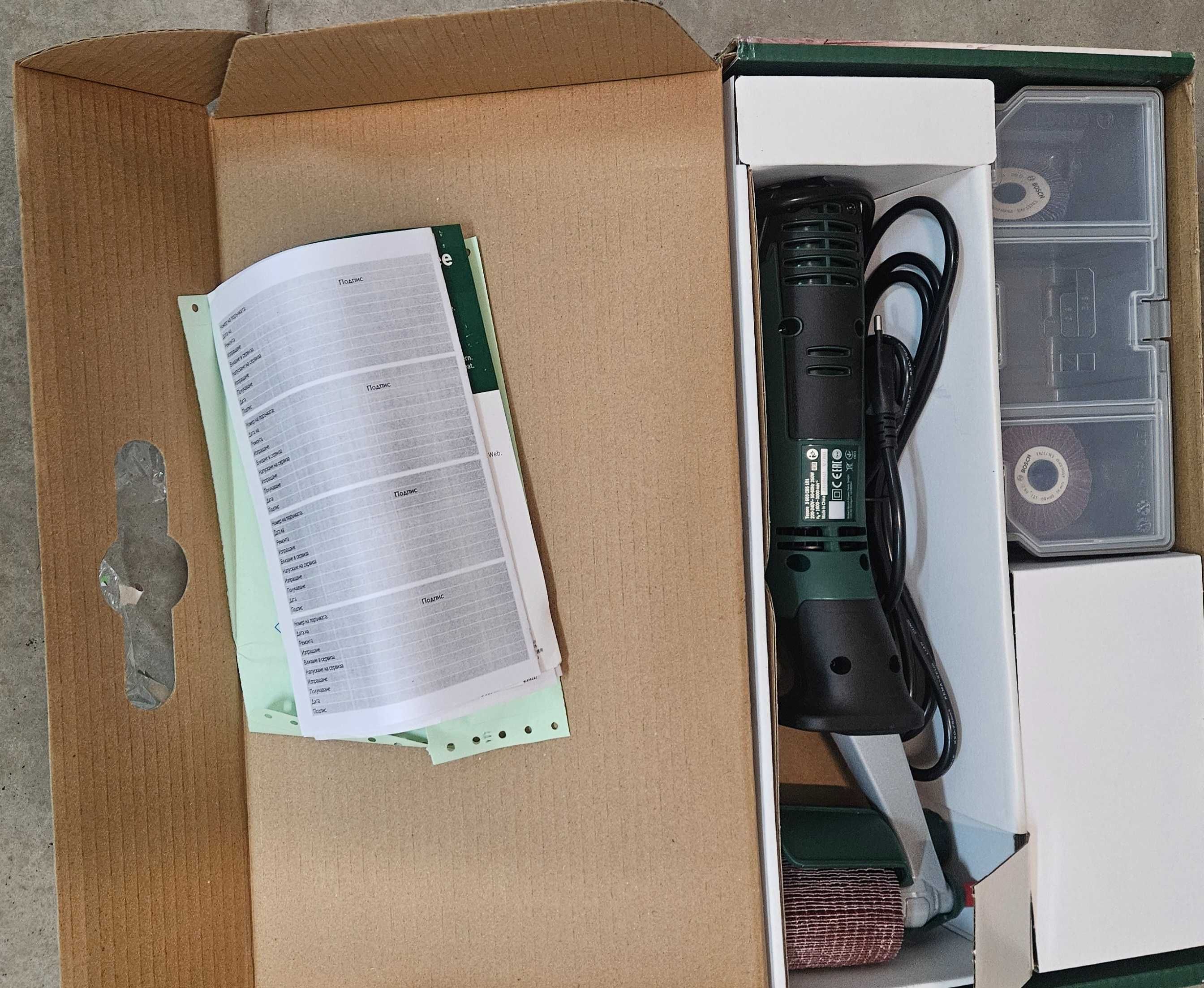 Шлайф Bosch ролков 250 W, 1600-3000 об./мин Texoro
