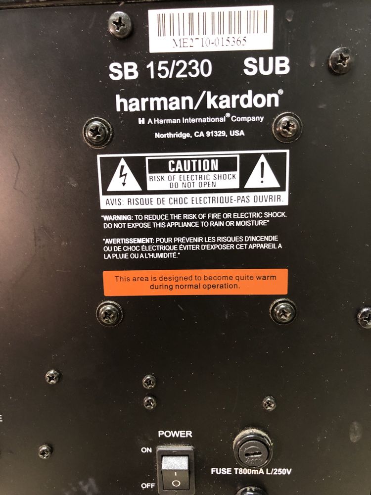 Активен субуфер Harman Kardon