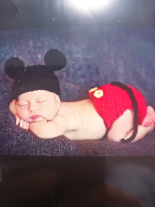 Дрешка за новородено за фотосесия за момче и момиче 0-3м