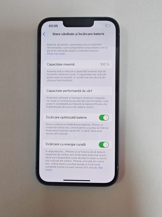 iPhone 14 100% baterie ca nou