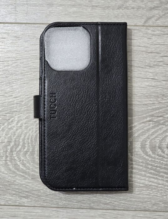 Husă TUCCH 2-în-1 pentru iPhone 16 Pro Max – Negru Texturat, Magnetică