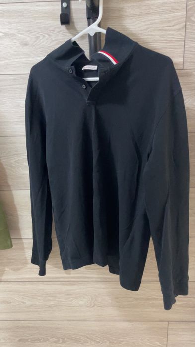 Лонгслив поло от Moncler оригинал