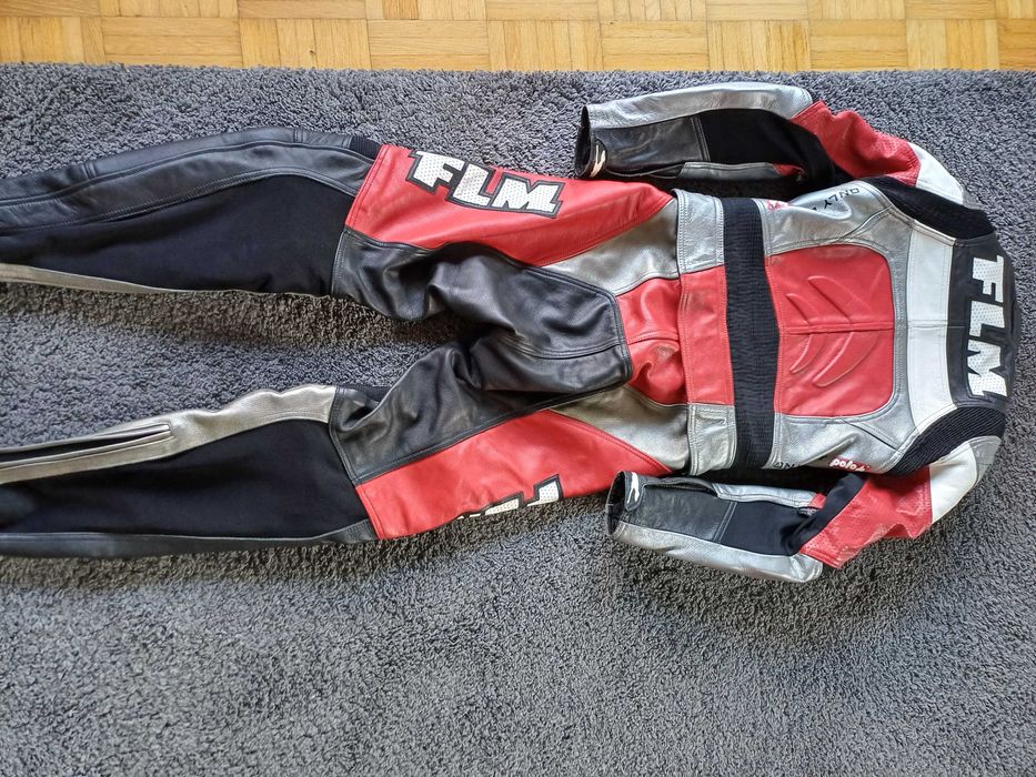 FLM 36 S Combinezon Costum moto piele din două piese de Damă