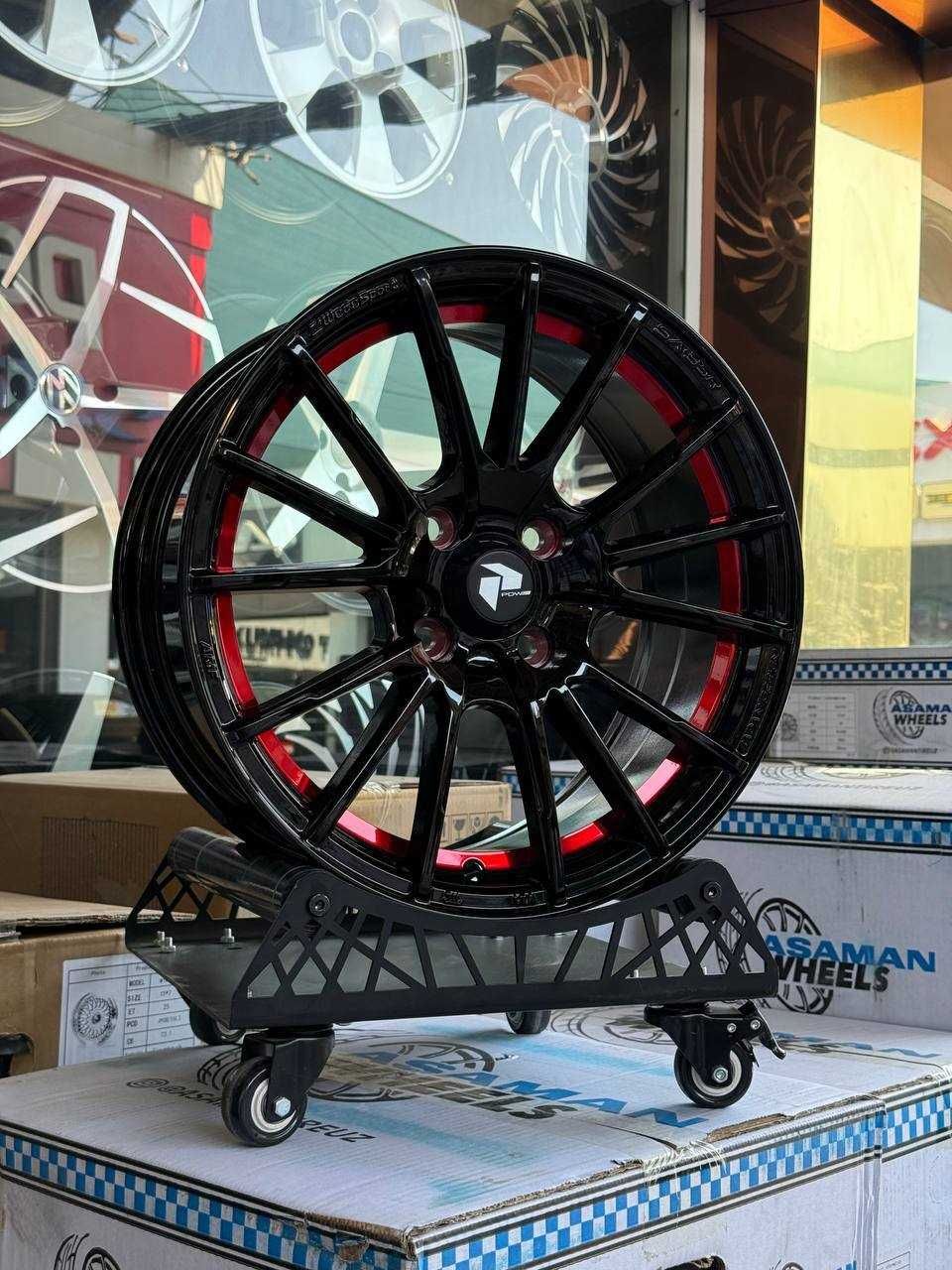 Asaman Rays TE37 5 Spokes Yengil Sport Saka Diskalar 15R 7J 4/100