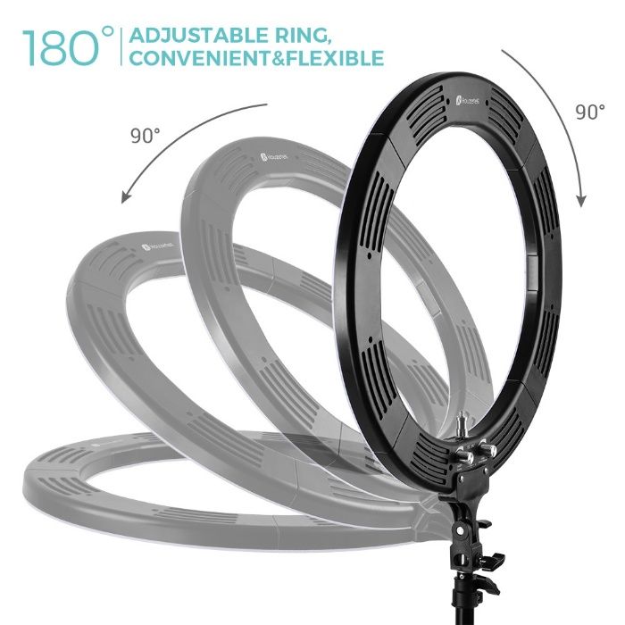 Lampa Circulara Bicolora E-Image EL-18 inch Led Ring Light Dimmable48W