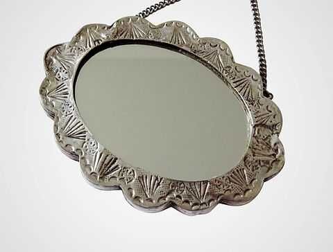 Oglindă din argint .900 argint, Turcia, mijlocul sec. XX