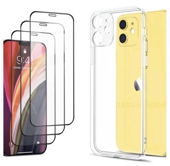 Iphone 11/12/13/14 MINI PRO MAX PLUS Husa Joomcase + Folie Sticla 22D