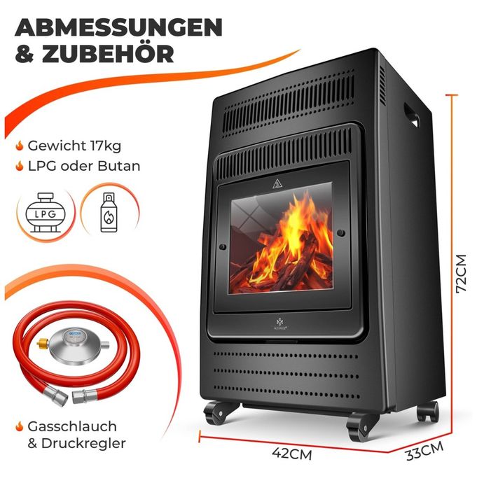 Газова печка за отопление Lesser 3,4 KW