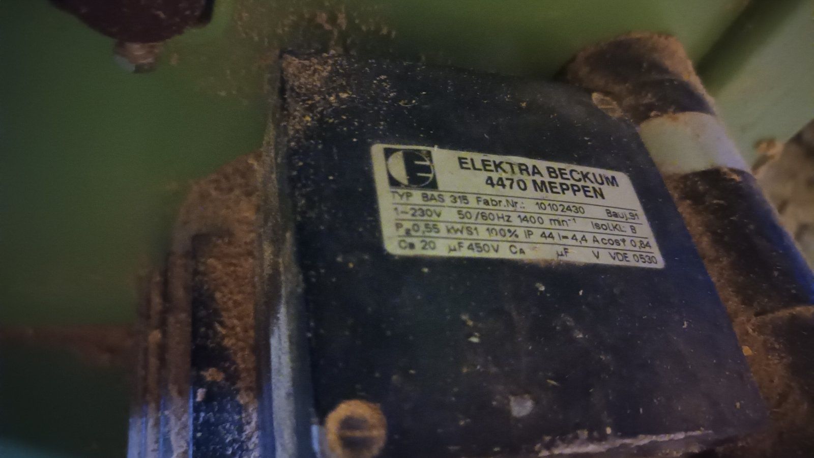 Банциг Elektra Beckum BAS 315 4 WN 55