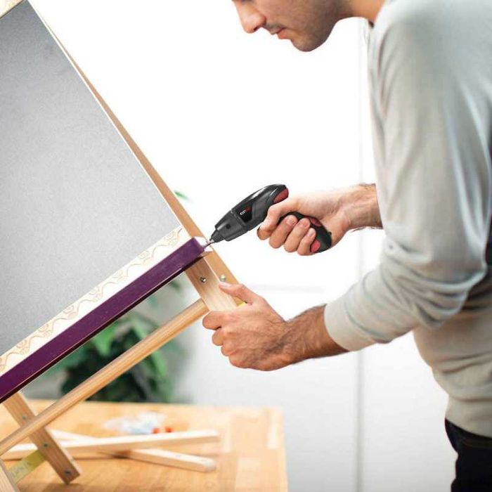 Surubelnita electric acu capete si prelungitor, BOX