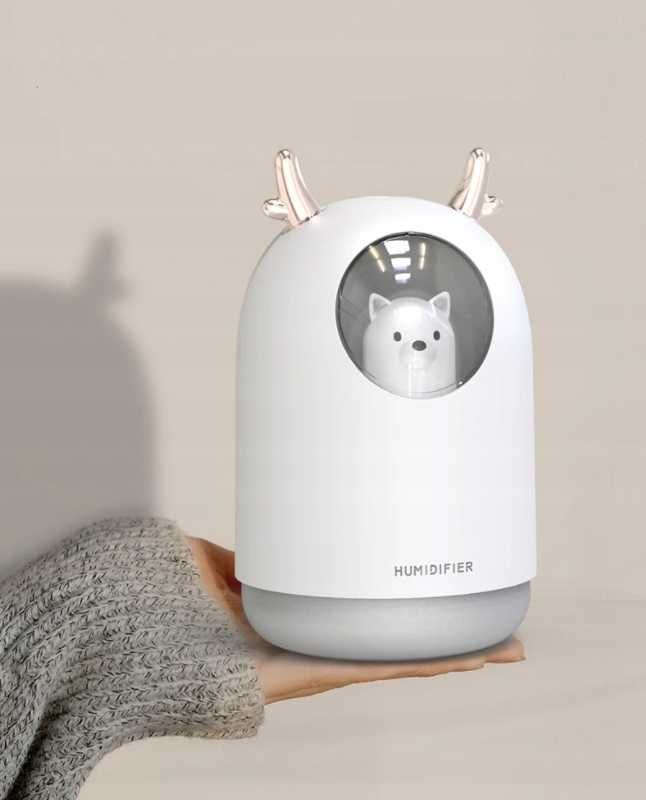 Ултразвуков Арома Дифузер Cute bear, Овлажнител на въздуха, 300ml