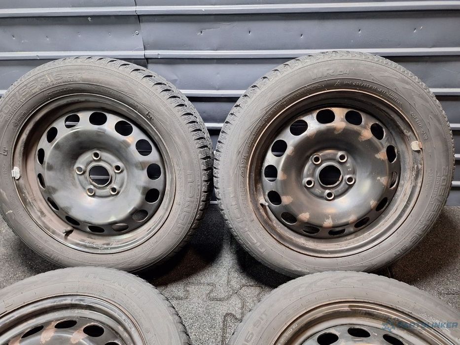 Jante de otel cu cauciucuri de iarna 205/55 r16 SKODA OCTAVIA2012 - 2018  6,5Jx16H2 ET46 5Q0601027AK/AL