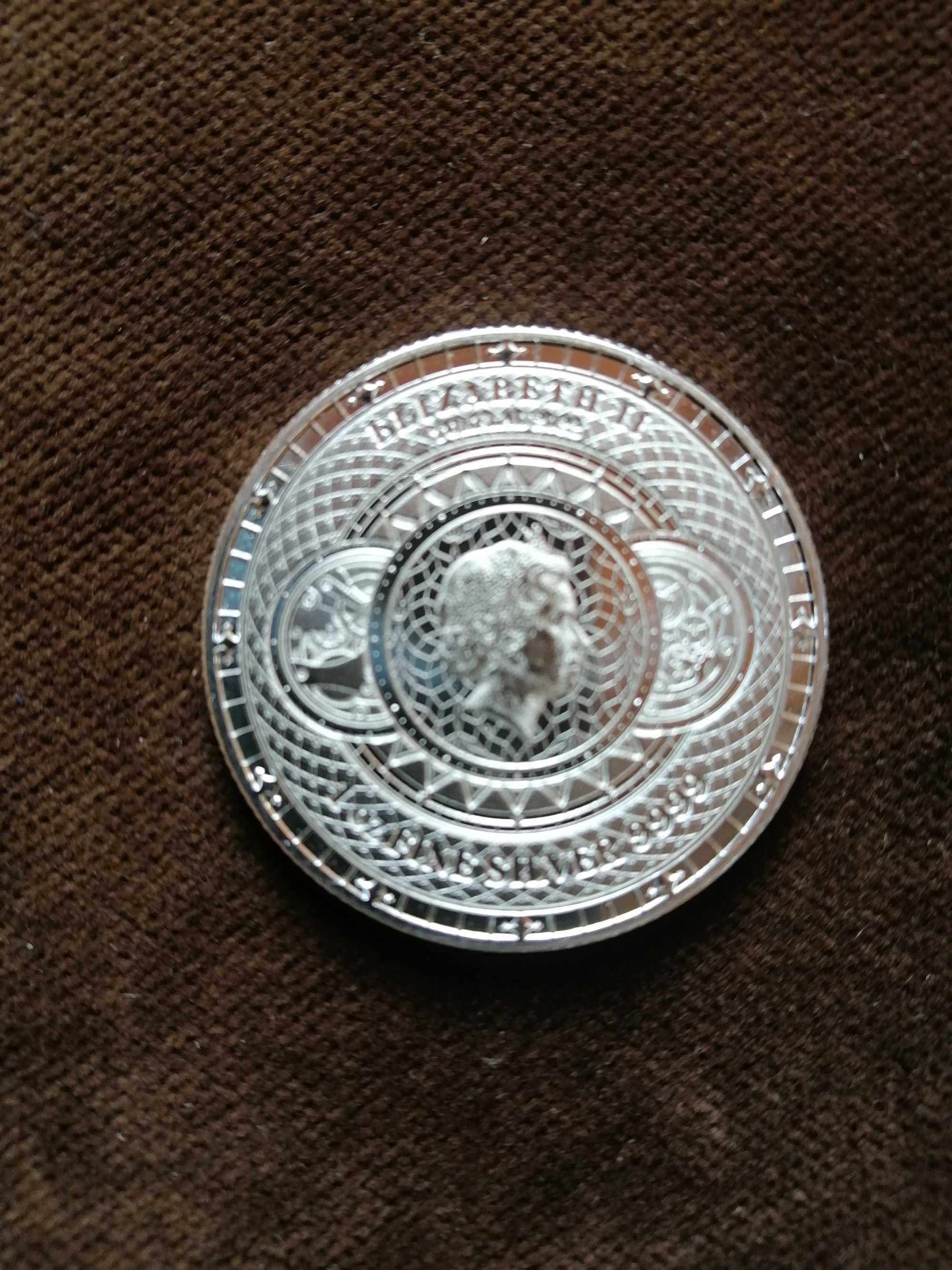Среберна монета 1 унция 999 Tokelau Chronos 2022г