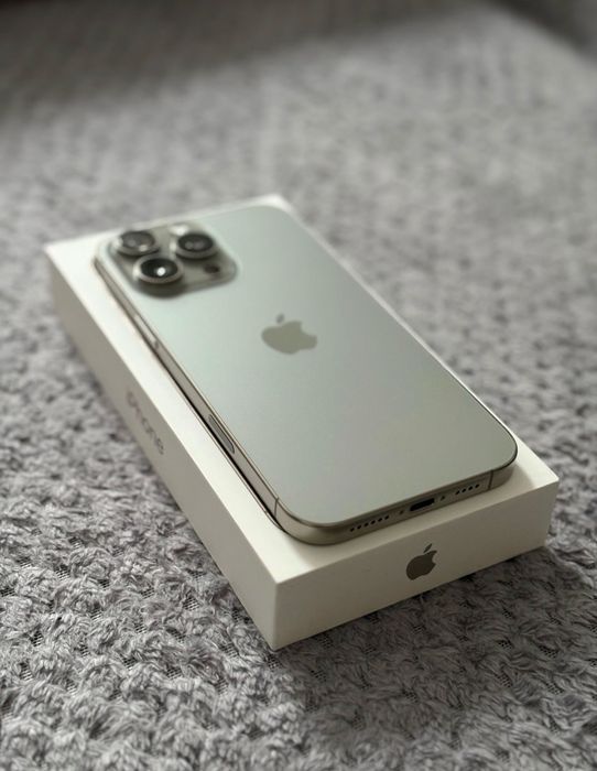 Vand/Schimb IPhone 16 Pro Max Natural Titanium 100%bat garantie 2026
