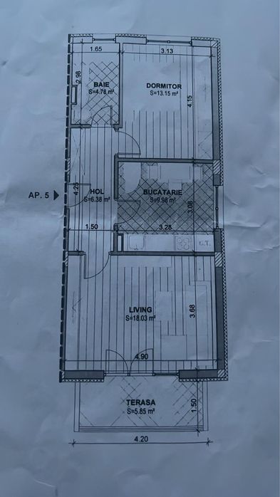 Vand Apartament direct de la propietar caramida nou in roka village