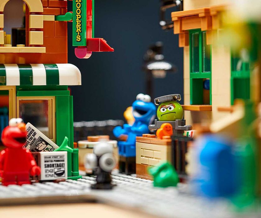 Употребявано LEGO Ideas 21324 - 123 Sesame Street