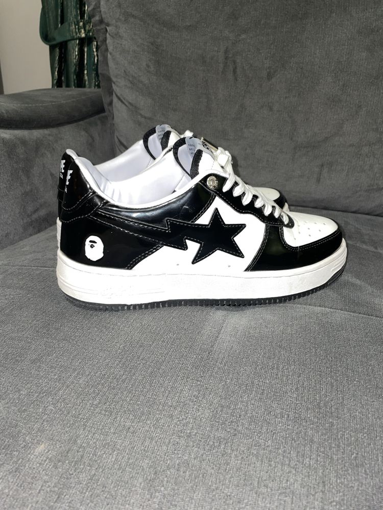 Bapesta White Black