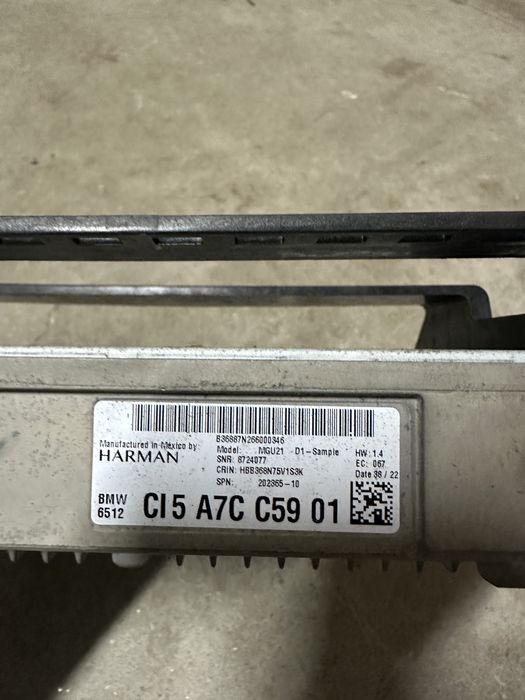 Unitate navigatie MGU BMW G20 G07 G42 G26 cod 65125A7CC59