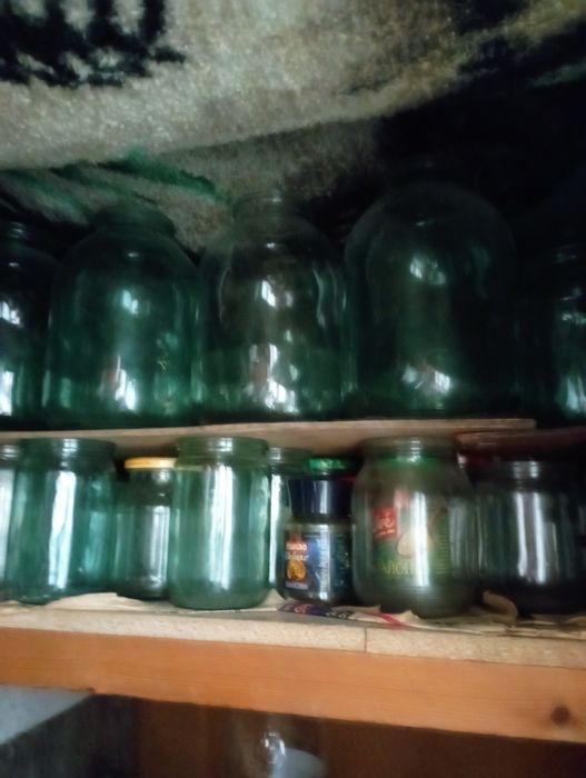 Банки с крышкой стекляные, ёмкость 800мл.