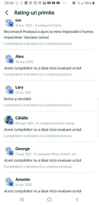 Pulover dama masura L