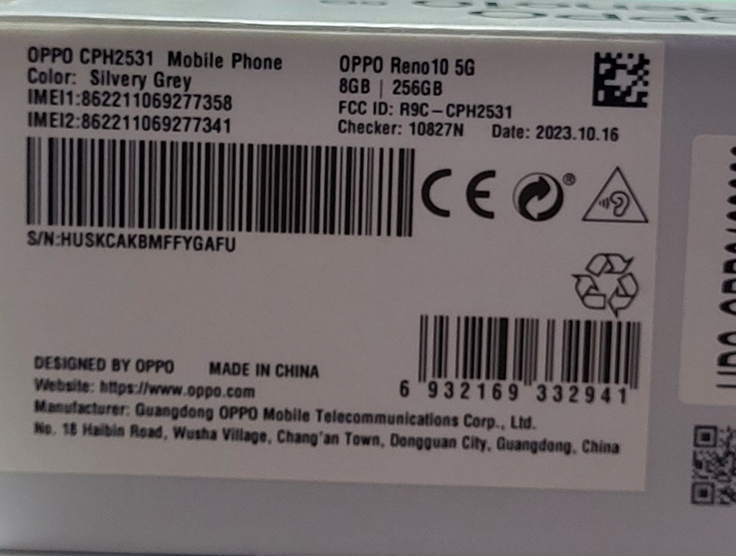 Oppo Reno 10 5G Dual Sim FullBox Nou Impecabil