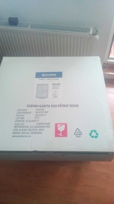 Vând cădiță duș pretabil și pentru campervan !