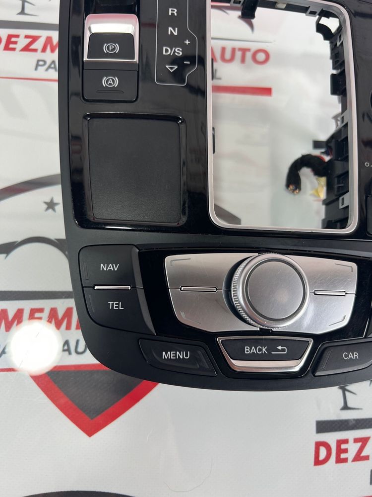 Consola Centrala MMI Buton Start Stop Media Audi A6 4G C7 / A7