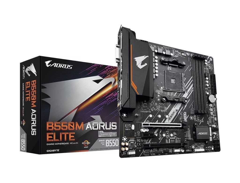 Kit Gigabyte B550M AORUS ELITE, Ryzen 5 5500, 16GB Fury DDR4 -GARANTIE