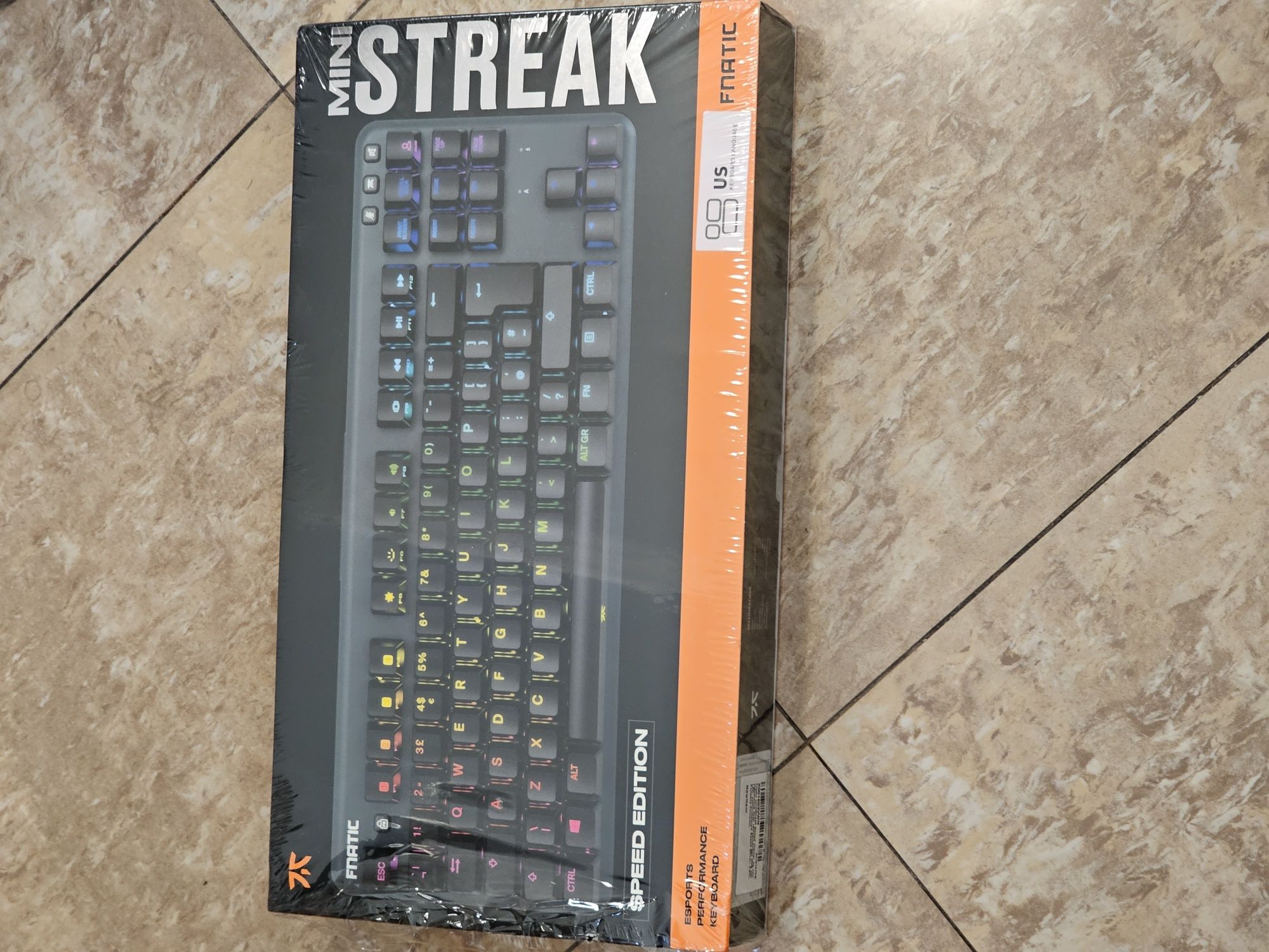 Tastatura Mecanica Profesionala E-Sports FNATIC miniSTREAK, RGB, Speed