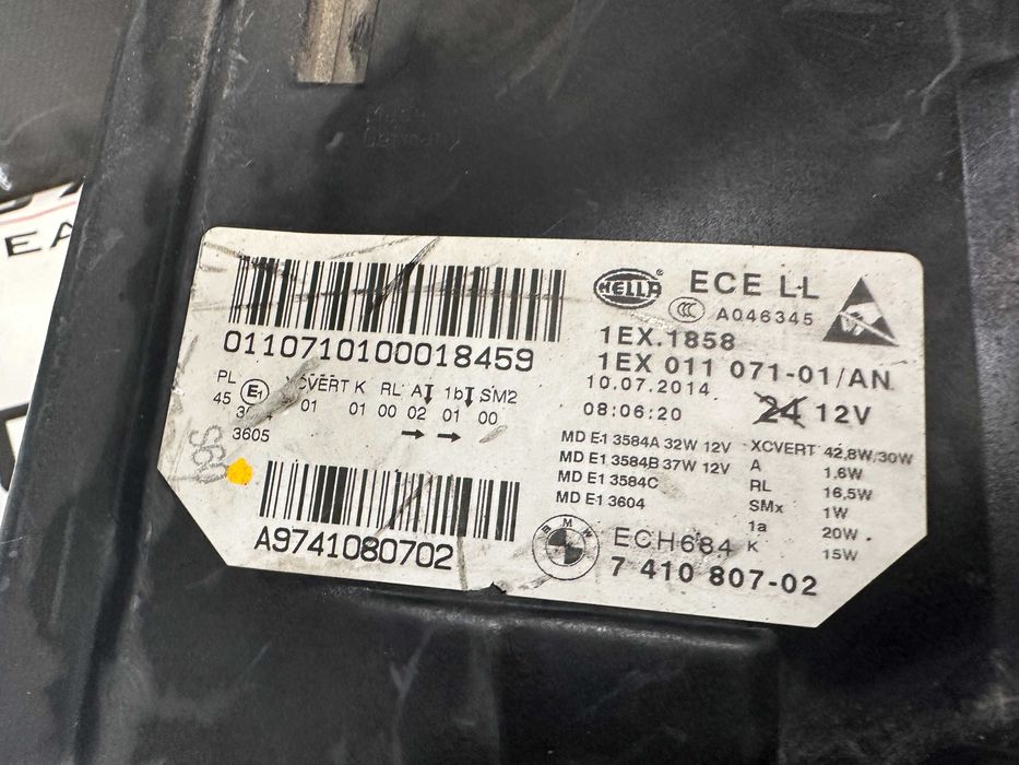 Фар фарове ляв BMW 5 GT F07 LCI Facelift far farove БМВ 5 ГТ Ф07 LED