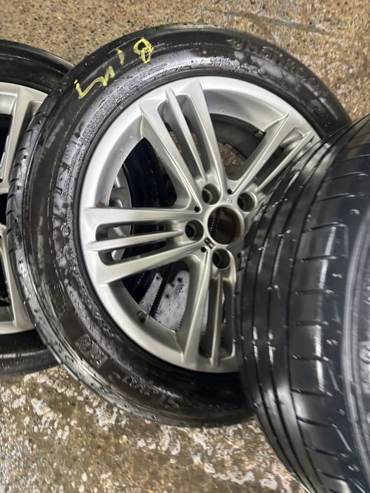 Roti jante bmw  x4 M original 18  cu anvelope 245/50/18 de vara dunlop