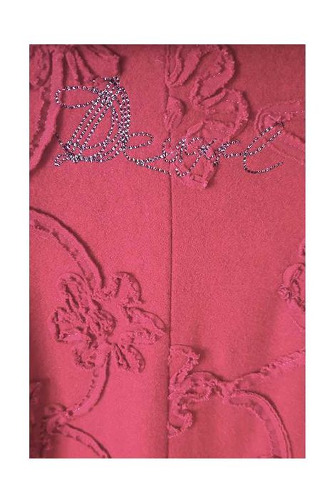 Ефектно вълнено палто, манто с флорални орнаменти от Desigual