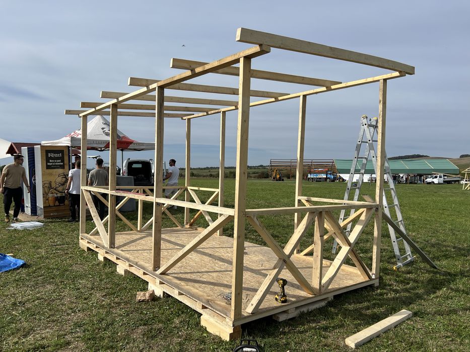 Cadru (depozit,foisor, pergola) lemn