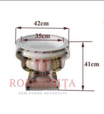 Set matrița ghiveci și postament