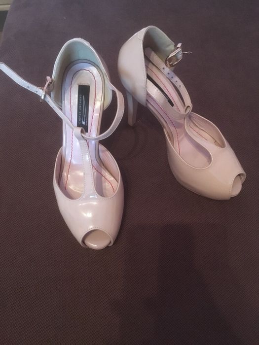 Pantofi nude piele naturala 36